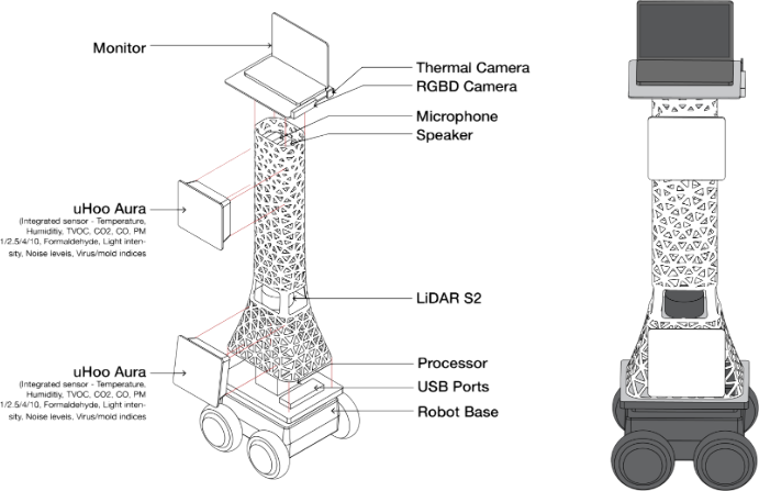 Exploded and assembled CAD of a lattice-tower chassis concept for MS ERICA